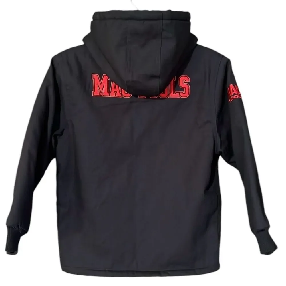 New Mac Tools Heavy Duty Zip Up Fleece Lined Kids Jacket Size 10/12 in Black